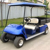 2 Seats Electric Colorful Golf Carts with Cargo Box (DU-G4)