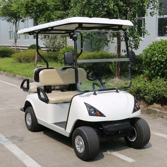 Ce 4 Seats Battery Powered Golf Carts for Sale (DG-C2+2) Image1