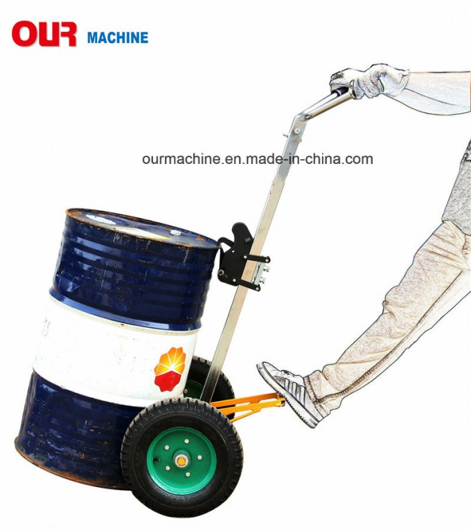 450kg Gator Grip Type 2-Wheel Drum Trucks to Move Steel & Plastic Rimmed Drums De450 Image1