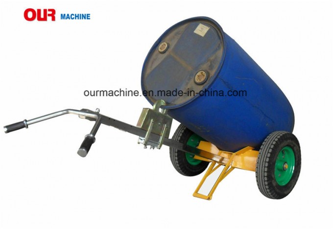 Factory Price Stocked 450kg 2-Wheel Oil Drum Carrier Hand Truck De450 Image1