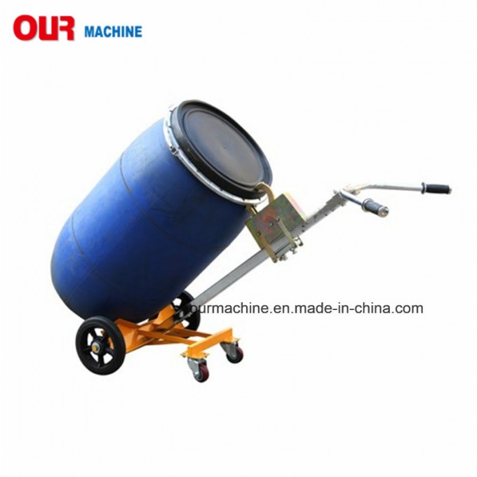 Factory Price 450kg Capacity 4 Wheel Drum Trucks / Barrel Handling Trucks De450d Image1