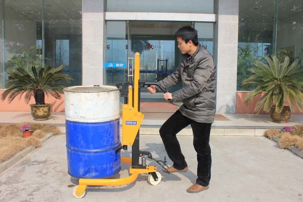 300kg Hydraulic Hand Drum Stacker Truck with CE Image1