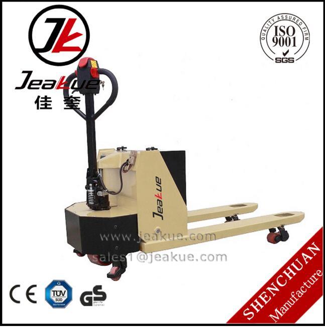 2000kg Pedestrian Semi-Electric Pallet Truck Image1