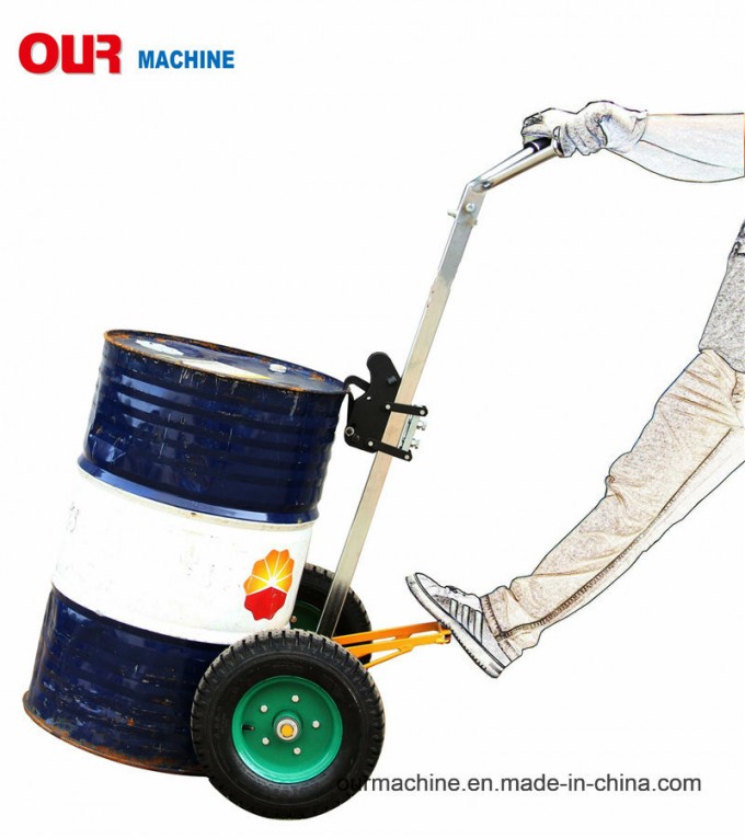 High Quality Oil Cart Steel Drum Cradle/Oil Drum Carrier, portable Heavy Oil Drum Truck De450 Image1