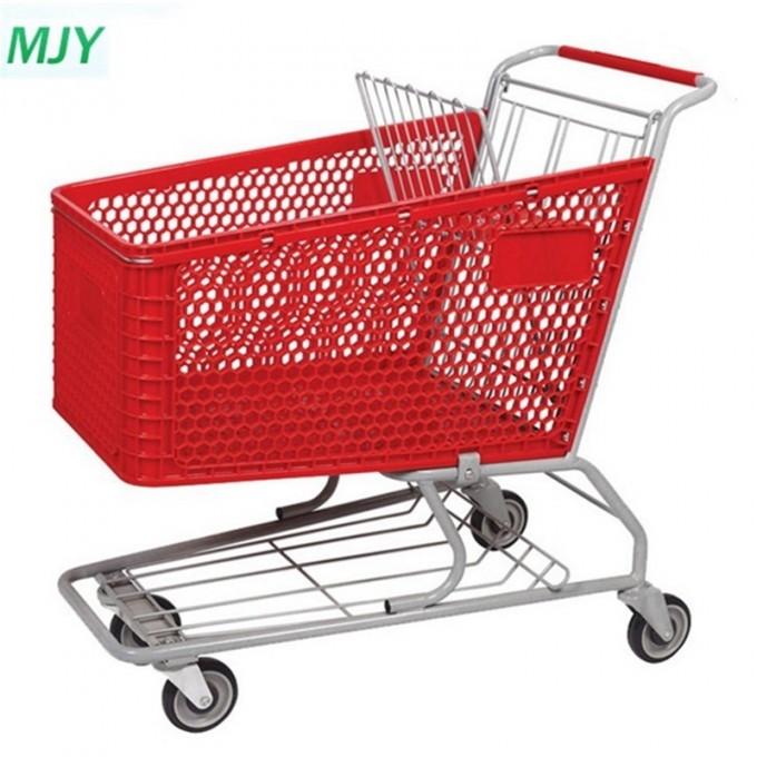 180 Liters Plastic Supermarket Shopping Trolley Image1
