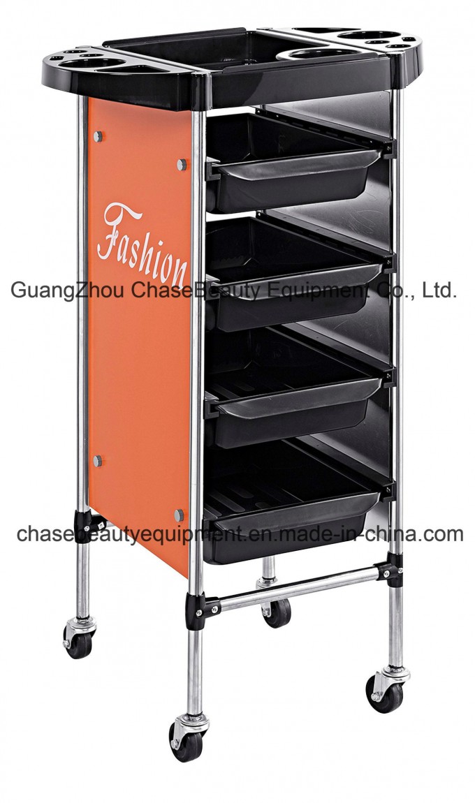 Plastic Salon Trolley Tools Table Hairdressing Trolley for Selling Image1