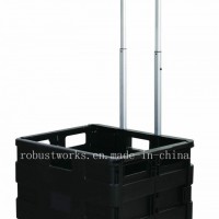 Plastic Folding Portable Shopping Cart (FC403K-2)