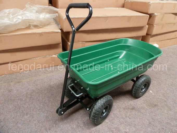 Handy Poly Dump Cart (TC4253) with Plastic Tray Image1