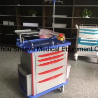 Stainless Steel /ABS Plastic Fast Delivery Hospital Cart /Medical Trolley
