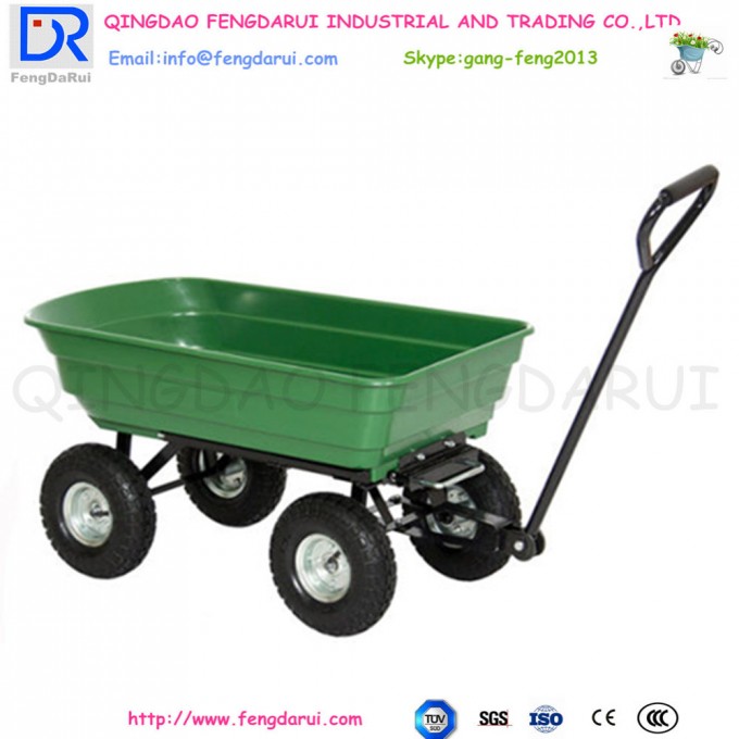 Handy Poly Dump Cart (TC2145) with Plastic Tray Image1