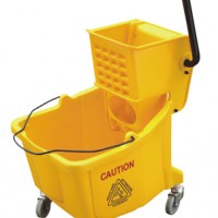 Plastic Single Mop Wringer Trolley (YG-080)