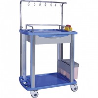 China Online Shopping Simple ABS Plastic Medical Trolley