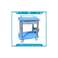 Top Sale Hospital Mobile Plastic Medical Clinic Trolley