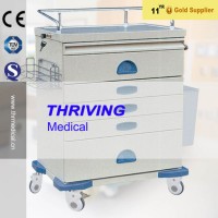 Thr-Zy104 Medical Anesthesia Trolley with High ABS Plastic