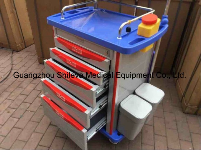 Stainless Steel /ABS Plastic Emergency Medical Trolley Cart Prices Image1