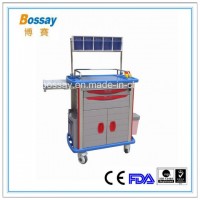ABS Plastic Medical Trolley Anesthesia Cart Hospital Cart
