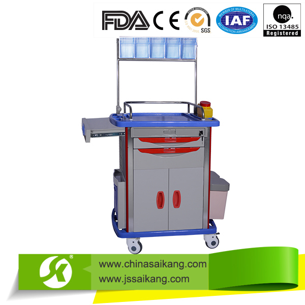 Skr051-at ISO9001&13485 Certification High Quality Plastic Treatment Trolley Image1