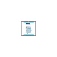 ABS Plastic Multifunctional Nursing Hospital Anesthesia Medical Trolley
