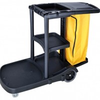 Hotel Plastic Housekeeping Cart with Bags
