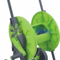 Plastic Foldable-Handle Garden Hose Reel Cart (HT1376B)