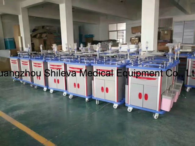 Hospital ABS Plastic Stainless Steel Dressing Medical Trolley Price Image1