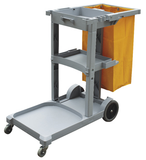 Plastic Multi-Function Cleaning Trolley (YG-039) Image1