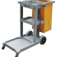 Plastic Multi-Function Cleaning Trolley (YG-039)