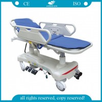 AG-Hs010 with Plastic Bedboard Economic Hospital Stretcher Trolley (AG-HS010)