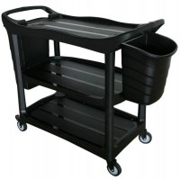 Plastic Utility Cart with Bucket for Service