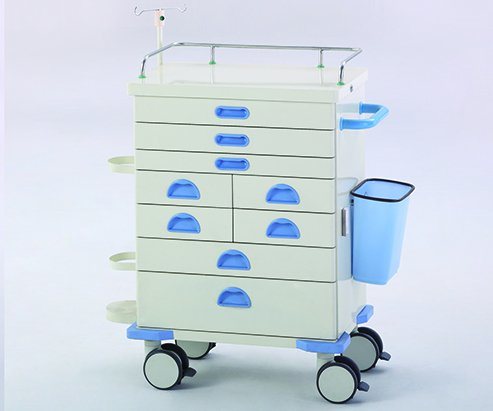 Hf-1 Locking Medical Oxygen Cylinder Trolley, Anesthesia Trolley Image1