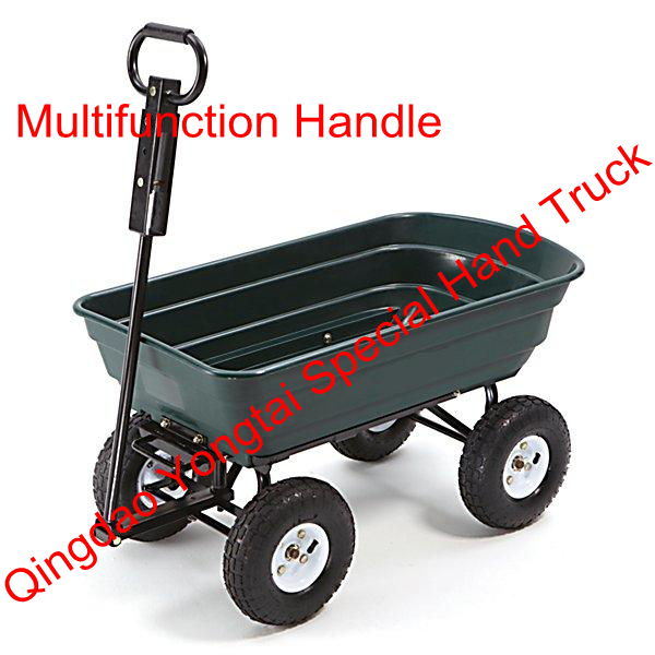 Multifunction Handle Garden Dump Cart Image1
