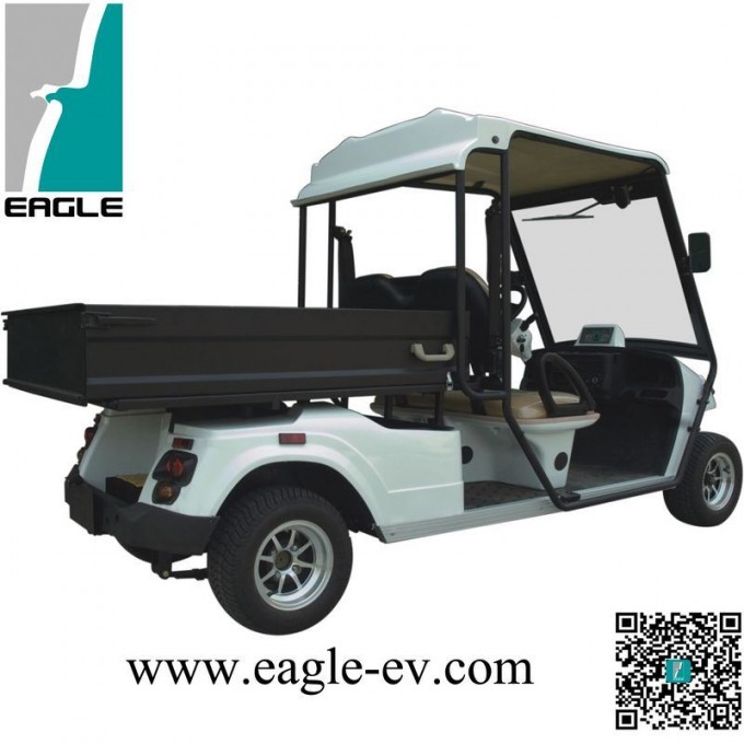 L7e EEC Certified Utility Cart, 2 Seater with Cargo Box, Pure Electric, Ec Type Approval Golf Cart,  Image1