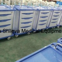 Factory Direct Stainless Steel Plastic and Steel Nursing Medical Trolley