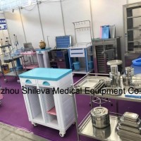 ABS Plastic Factory Direct Price Medical Stainless Steel Trolley Cart