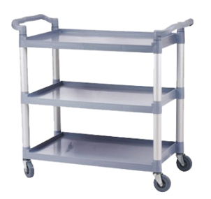 Plastic Three Layers Service Trolley for Restaurant (FW-64) Image1