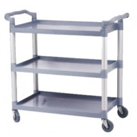 Plastic Three Layers Service Trolley for Restaurant (FW-64)