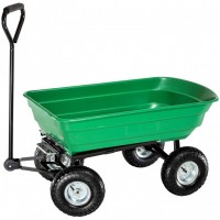 Tipping Folding 4 Wheel Garden Cart