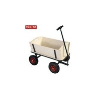 Tc1812m Beach Wooden Kids Wagon Tool Cart with Hood