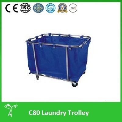 Professional Laundry Cart, Laundry Plants Use Firm Laundry Trolley (C30) Image1