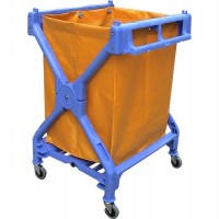 Plastic Laundry Cart for Hotel Guestroom Cleaning