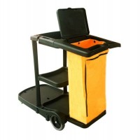 New Style Plastic Janitor Cart with Cover