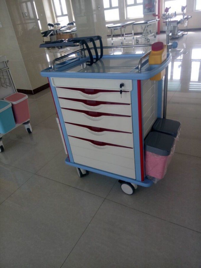 Hf-46 Medical Furniture Medicine Trolley, Anesthesia Trolley Image1