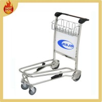 4 Wheels Stainless Steel Airport Trolley Cart (BG5B)