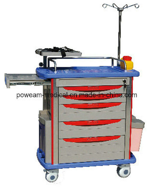 Hospital Room Medical Furniture High Quality Medical Emergency Trolley (ET-6) Image1