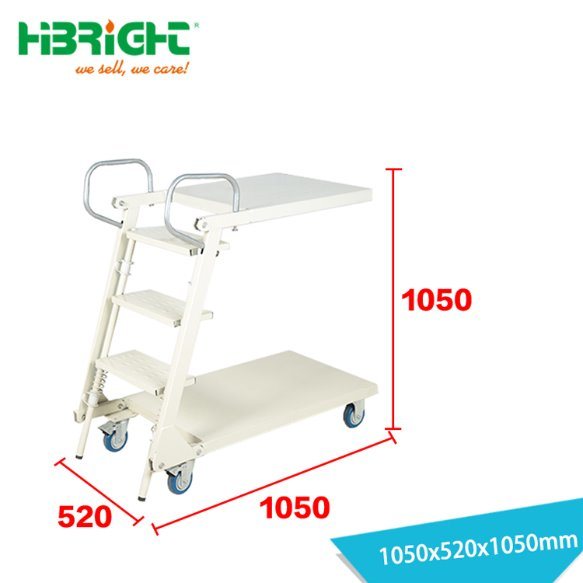 Supermarket and Warehouse Step Ladder Cart Image1