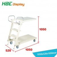 Folding Style Warehouse Metal Ladder Cart