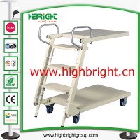 Foldable Steel Climbing Platform Ladder Cart