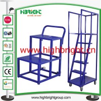 Metal Ladder Hand Cart for Supermaket and Warehouse