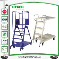 Step Ladder for Supermarket Use with Plateform