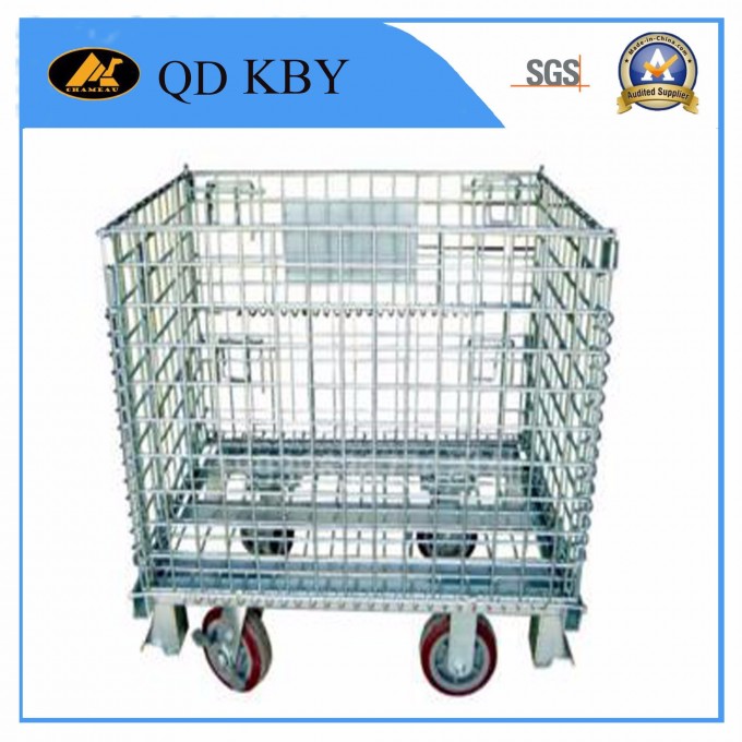 Warehouse Baggage Metal Trolley Image1